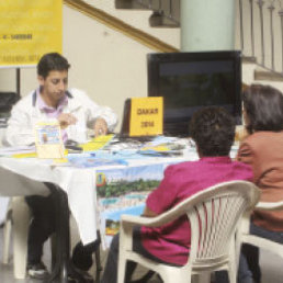 NOVEDOSO. Se juntaron agencias, operadores, aerolneas y la Banca.