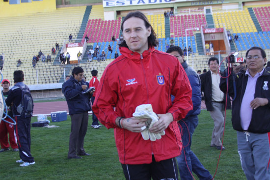 El arquero uruguayo Federico Elduayen retorna al ftbol boliviano.