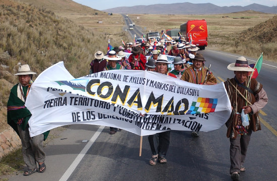 PRESIN. Originarios en protesta.