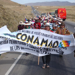 PRESIN. Originarios en protesta.