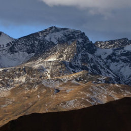 RECUENTO. La nieve dificult el auxilio a las vctimas del temporal en el altiplano del pas.