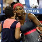 Serena Williams venci a la espaola Carla Zurez.