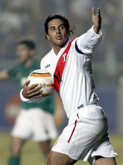 El peruano Claudio Pizarro.