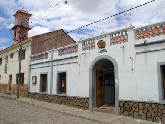 ACTO. Realizado en la Alcalda de Yotala.