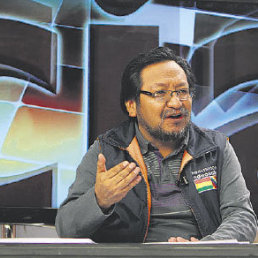 ENTREVISTA. El viceministro de Educación Alternativa, Noel Aguirre.