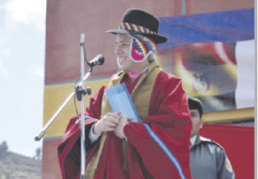 VICEPRESIDENTE. Álvaro García Linera.