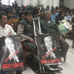 SENTENCIA. El juicio se desarrolló en la extinta Corte Suprema de Justicia en Sucre.