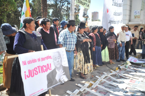 JUSTICIA. Las vctimas esperan un juicio en contra de los prfugos de la justicia.