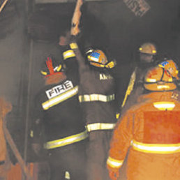 OPERATIVO. Bomberos lleg pero tarde.