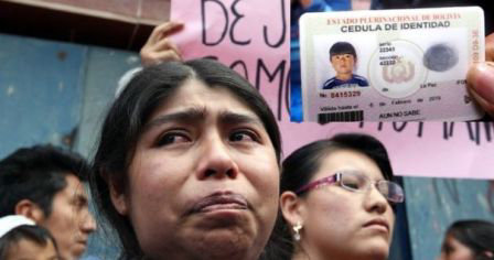 PRDIDA. La familia volvi a Bolivia.