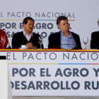 DEMANDAS. Juan Manuel Santos se reuni con representantes del agro.