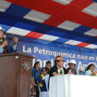 INAUGURACIN. El acto de inicio de obras en la regin cochabambina de Bulo Bulo.