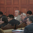 DEFENSA. Los imputados presentes en la audiencia en el Tribunal Supremo de Justicia.