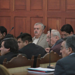 DEFENSA. Los imputados presentes en la audiencia en el Tribunal Supremo de Justicia.