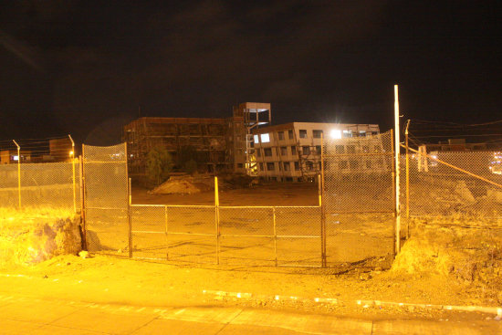 PREPARACIN. El terreno del Hospital Biomdico estar listo dentro de unos meses.