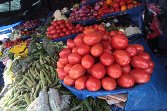 PRECIO. El tomate es el producto que ms aument su costo en los ltimos das, a pesar de que su abastecimiento es casi normal en mercados.