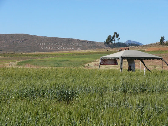 YAMPAREZ. El municipio acoger hoy la ceremonia de inauguracin del Censo Agropercuario.