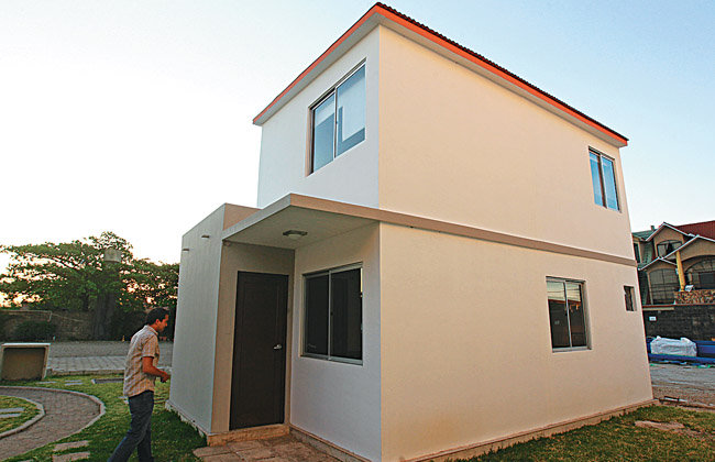 PROMOCIN. Uno de los prototipos de las casas prefabricadas de Fancesa, que ser exhibido en la Expocruz 2013.