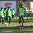 El equipo trabaj arduamente ayer, en la cancha del Complejo Deportivo El Bosquecillo.