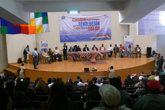 ENCUENTRO. La Cumbre de Salud llevada a cabo en el Departamento.