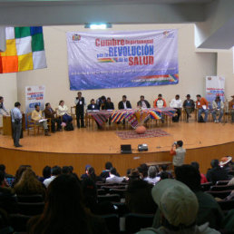 ENCUENTRO. La Cumbre de Salud llevada a cabo en el Departamento.