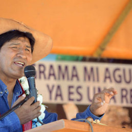 Posicin. El presidente Evo Morales dij que hara respetar la soberana de los pueblos.