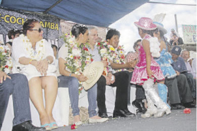 Evo Morales en Santa Cruz