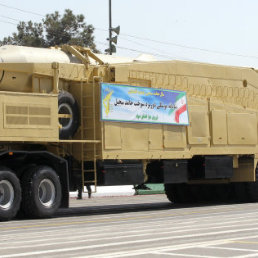 ARMAMENTO. Los misiles irans en el desfile.