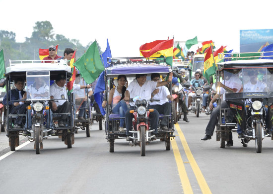 ACTO. El presidente Evo Morales.