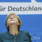 TRIUNFO. Angela Merkel, ganadora de los comicios alemanes.