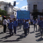 MARCHA. Alumnos del Luz y Verdad.