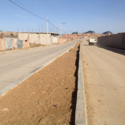 OBRAS. Concluyeron el pavimento pero no colocaron alumbrado pblico ni reas verdes.