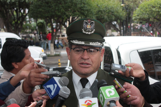 COMANDANTE. Un chuquisaqueo asume el mando de la Polica en la regin.