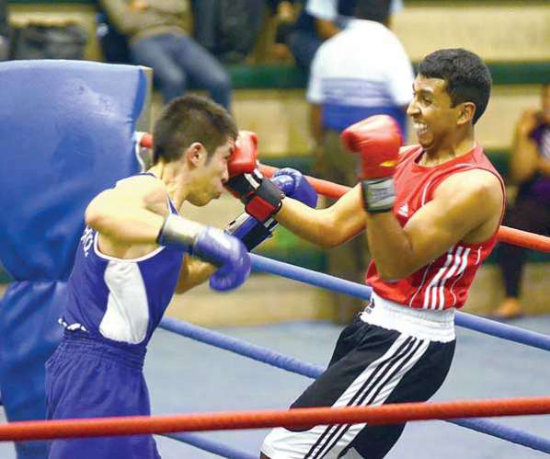 Jos Luis Alfaro (d) particip del selectivo en Tiquipaya, desarrollado el fin de semana pasado.