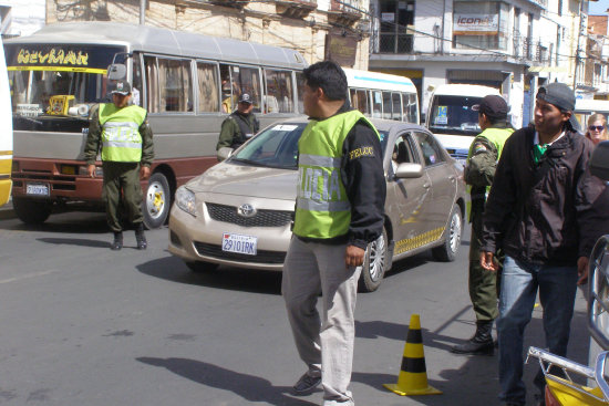 ORDEN. Un plan vial tiene por objetivo reordenar y mejorar la vialidad en Sucre.