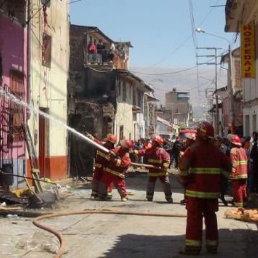 FUEGO. El hecho que se cobr tres vidas.