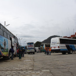 NORMALIDAD. La atencin en la Terminal de Buses de Sucre es normal.