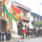 CELEBRACIN. Entre las actividades est el desfile cvico, escolar y militar por el frontis de la Casa de la Libertad.