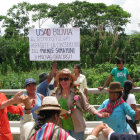 ACTO. Representantes de USAID participan de la entrega de una obra vial.