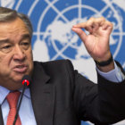 DESASTRE. Antonio Guterres, Alto Comisionado de Naciones Unidas para los Refugiados (ACNUR) en conferencia de prensa.