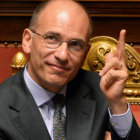 ALIVIADO. El Primer Ministro Enrico Letta.