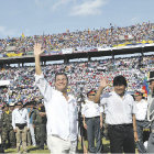 BILATERAL. Los presidentes de Ecuador, Rafael Correa, y de Bolivia, Evo Morales, se reunieron ayer.