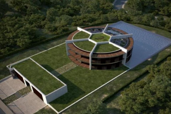 El diseo realizado por el arquitecto Garrido para la casa de Leo Messi.