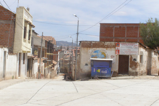 Inseguridad. La zona se convirti en un centro de consumo de bebidas alcholicas.