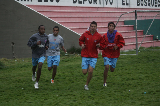 Los estudiantiles volvieron ayer a las prcticas.