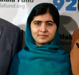 LUCHADORA. Malala, la nia que hoy, viernes, podra recibir el Premio Nobel de la Paz.