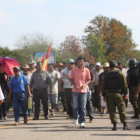 BLOQUEO. La medida continuaba ayer inalterable en Monteagudo.