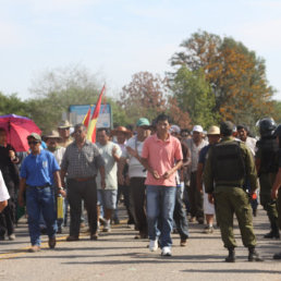 BLOQUEO. La medida continuaba ayer inalterable en Monteagudo.