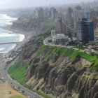 Vista panormica de una zona de la ciudad peruana de LIma, que acoger a los Juegos Panamericanos del ao 2019, tras ser elegida en la Asamblea General de la ODEPA, en Toronto.