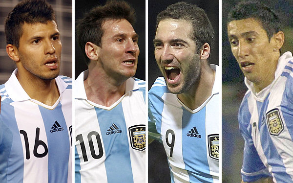 Para jugar frente a Uruguay, Argentina no podr contar con Sergio Agero, Lionel Messi, Gonzalo Higuan ni ngel D Mara, entre otros.